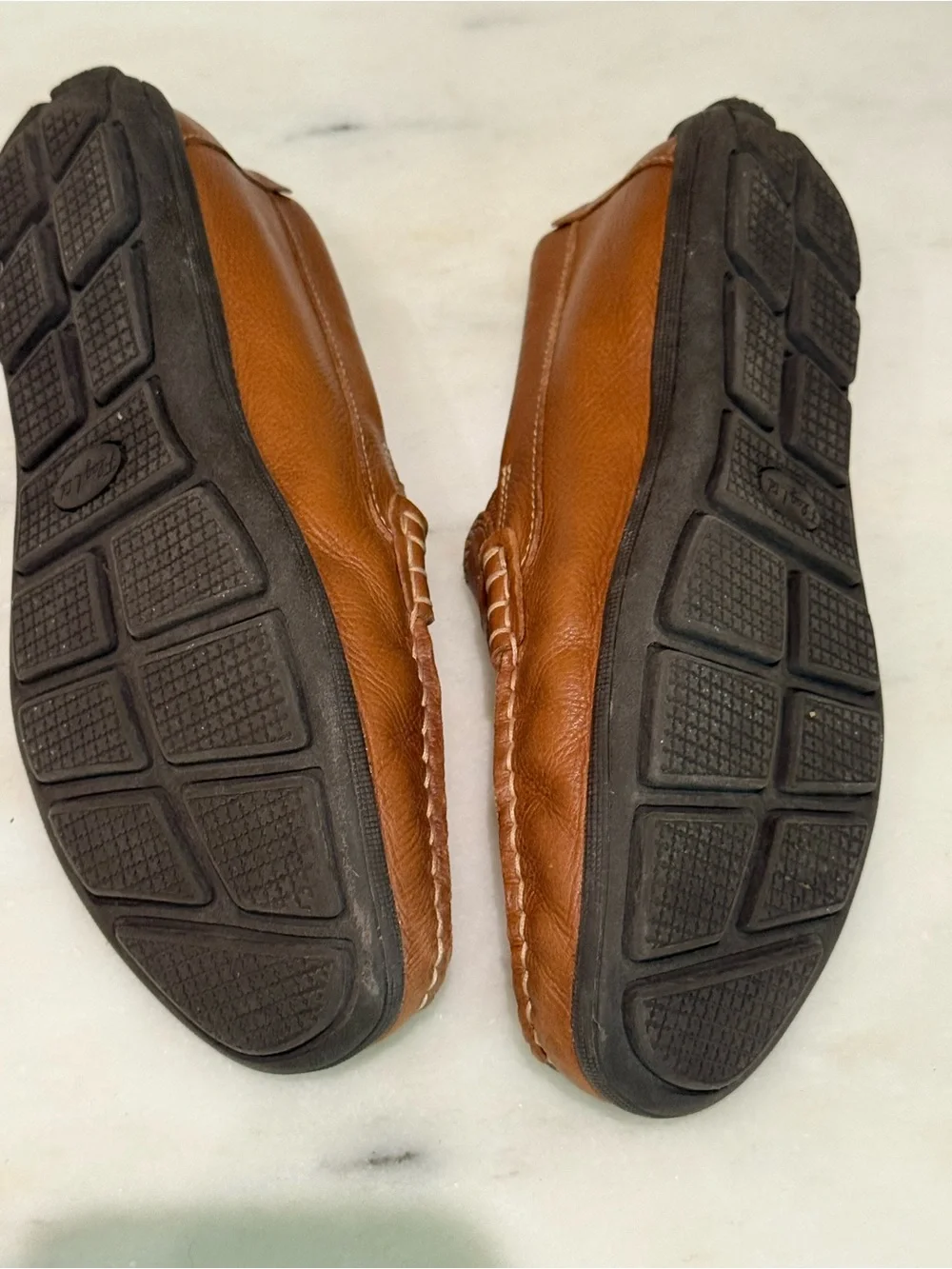 Flog Ltd. Kids' Tan Leather Penny Loafers